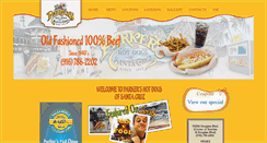 Desktop Screenshot of parkershotdogs.com